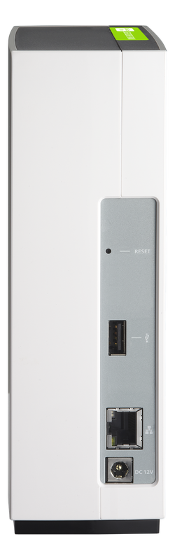 QNAP externt NAS-kabinett för 1x3,5" SATA-HDD, vit