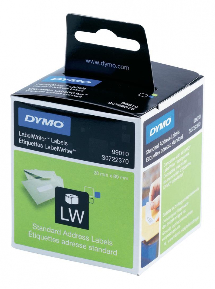 Dymo LabelWriter Standard Address labels,130 etiketter