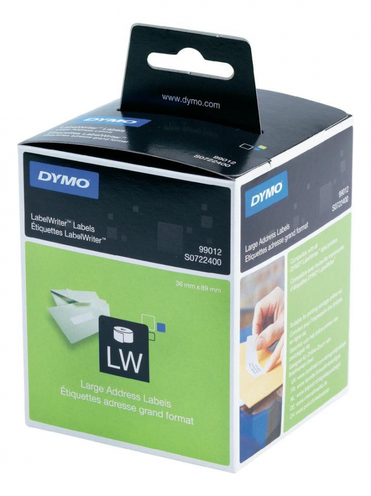 Dymo LabelWriter Large address labels, 260 etiketter