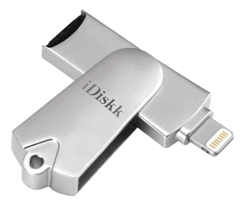 iDiskk micro-SD kortläsare med Lightning anslutning, USB 2.0