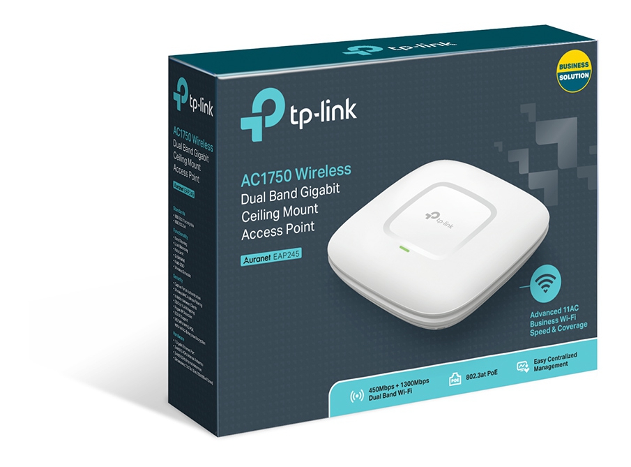 TP-LINK EAP245 trådlös åtkomstpunkt, 802.11a/b/g/n/ac