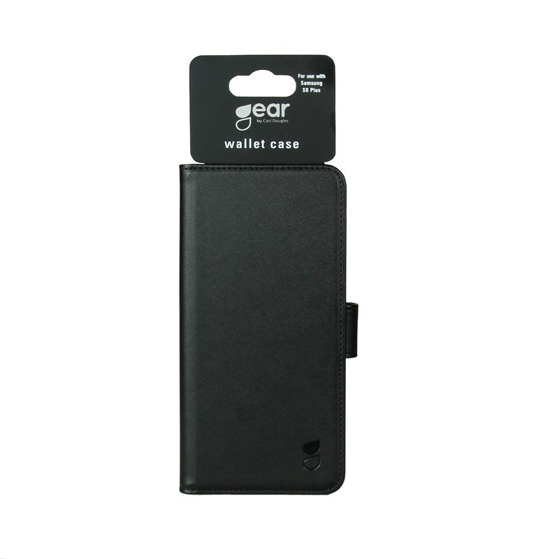 Gear plånboksfodral med kortplats svart, Samsung Galaxy S8