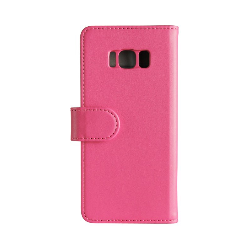 Gear plånboksfodral med kortplats rosa, Samsung Galaxy S8