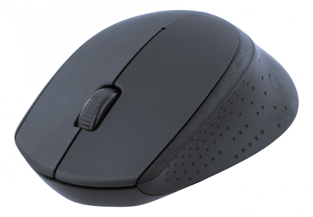 Deltaco trådlös optisk mus, 2,4GHz, USB nano-mottagare, svart