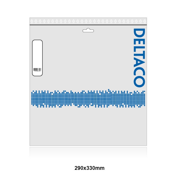 Deltaco nätverkskabel CAT6a, LSZH (halogenfri), svart, 5m