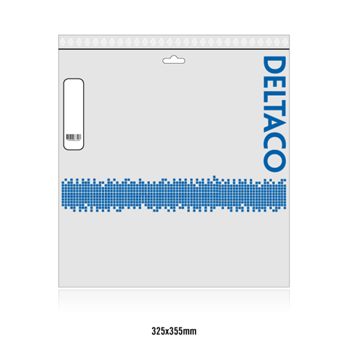 Deltaco nätverkskabel CAT6a, LSZH (halogenfri), svart, 15m