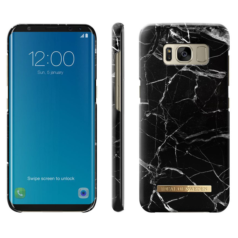 iDeal Fashion Case, Samsung Galaxy S8, Black Marble