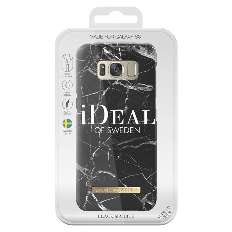 iDeal Fashion Case, Samsung Galaxy S8, Black Marble