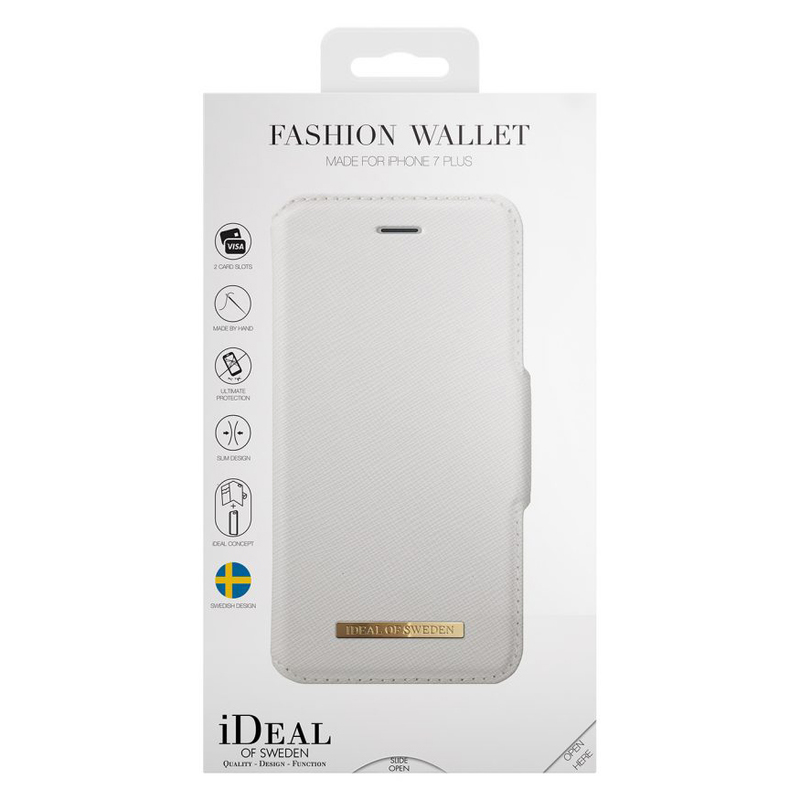 iDeal Fashion Wallet plånboksfodral vit iPhone 8/7/6 Plus demoex