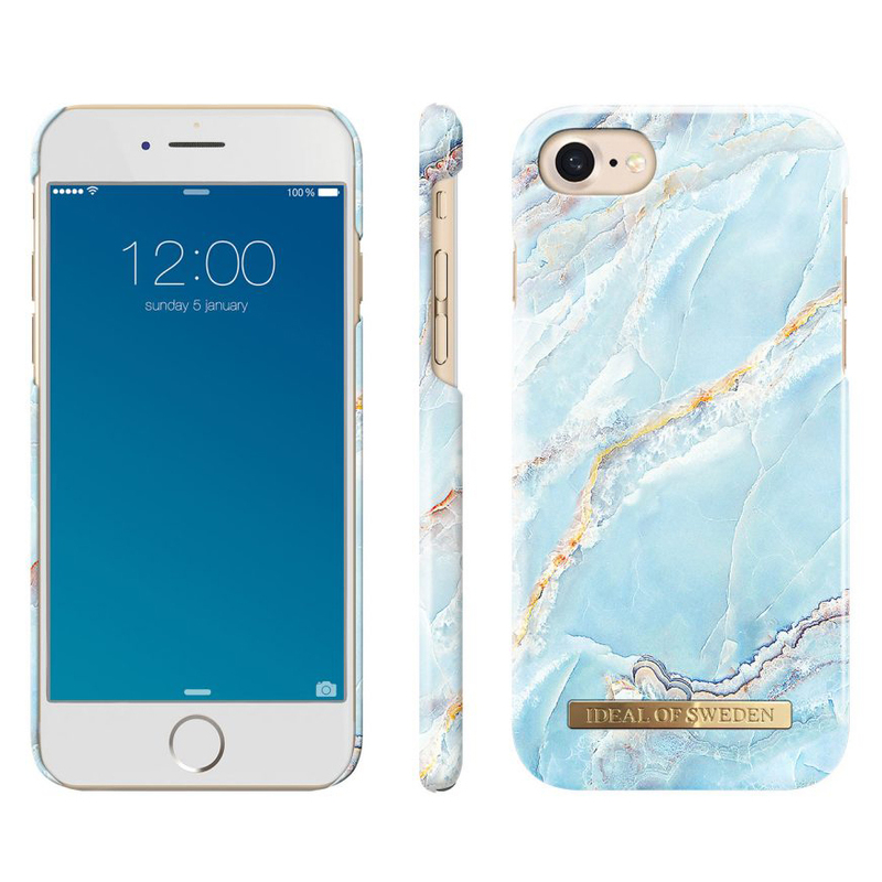 iDeal Fashion Case skal iPhone 8/7/6, Island Paradise Marble