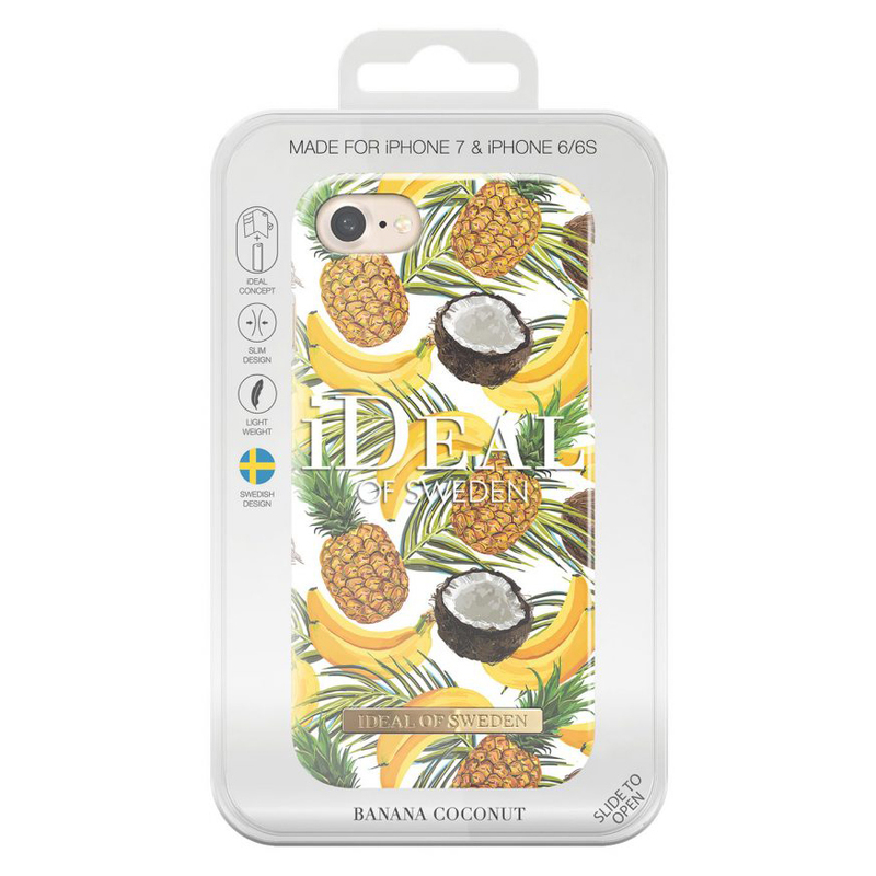 iDeal Fashion Case magnetskal iPhone 8/7/6/6S, Banana Coconut