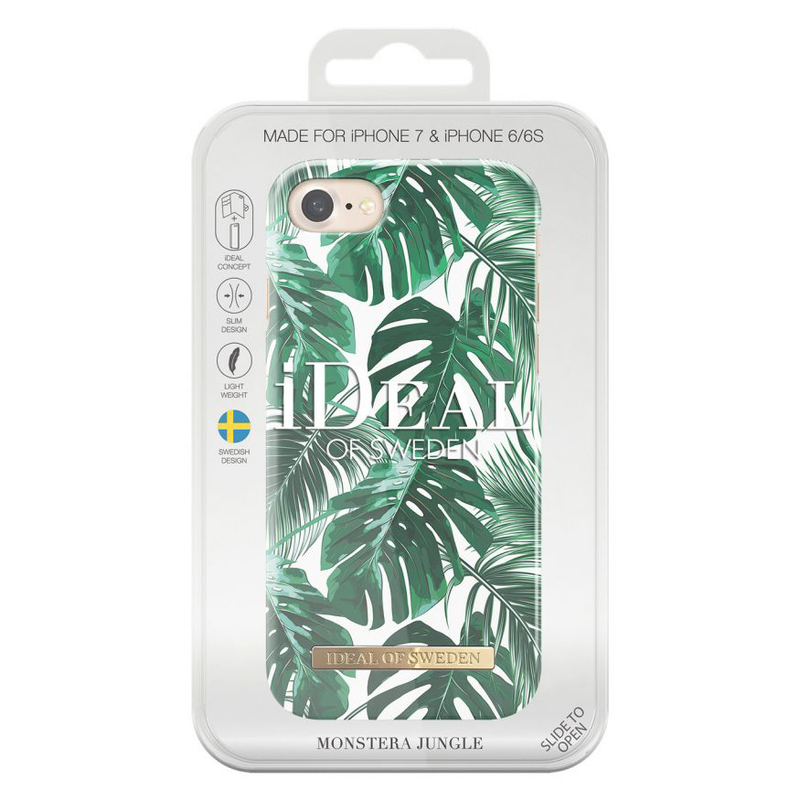 iDeal Fashion Case magnetskal iPhone 8/7/6/6S, Monstera Jungle