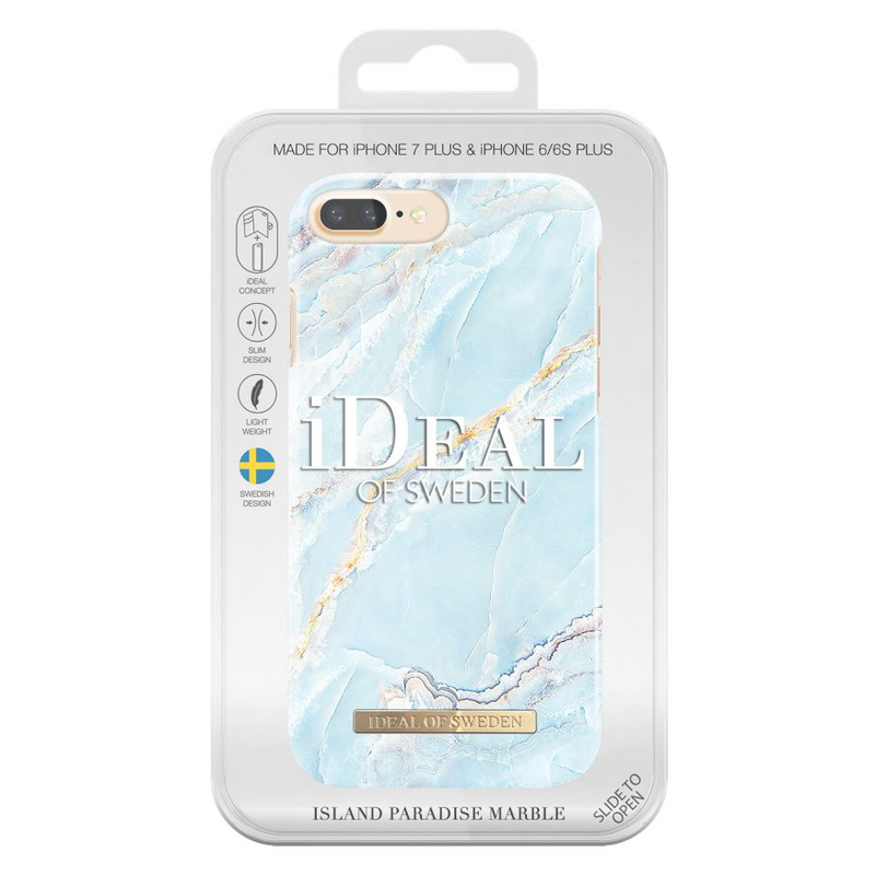 iDeal Fashion skal iPhone 8/7/6/6S Plus, Island Paradise Marble