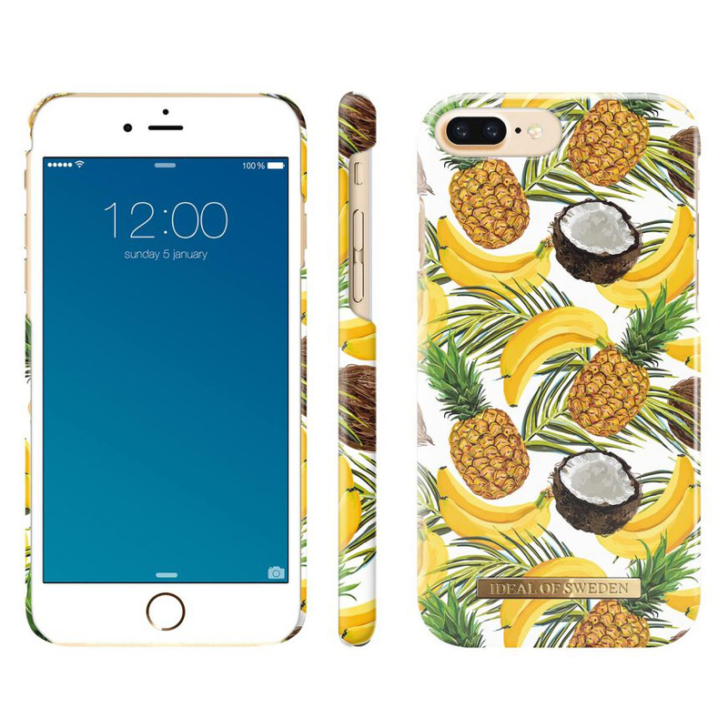iDeal Fashion Case skal iPhone 8/7/6/6S Plus, Banana Coconut