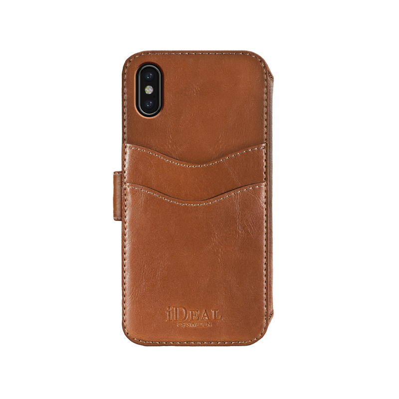 iDeal STHLM Wallet brun, iPhone X