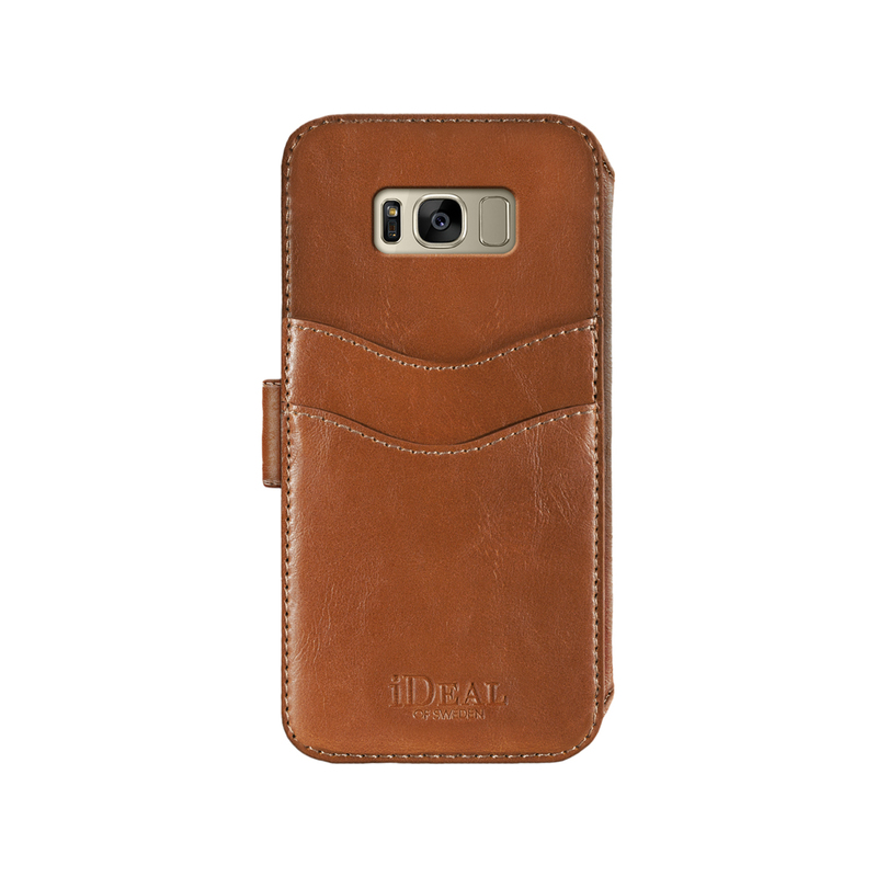 iDeal STHLM Wallet brun, Samsung Galaxy S8
