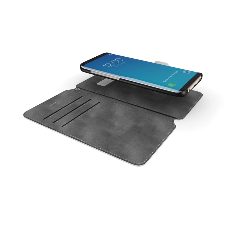 iDeal STHLM Wallet vit, Samsung Galaxy S8