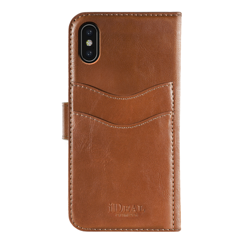 iDeal Magnet Wallet+ plånboksfodral brun, iPhone X/XS