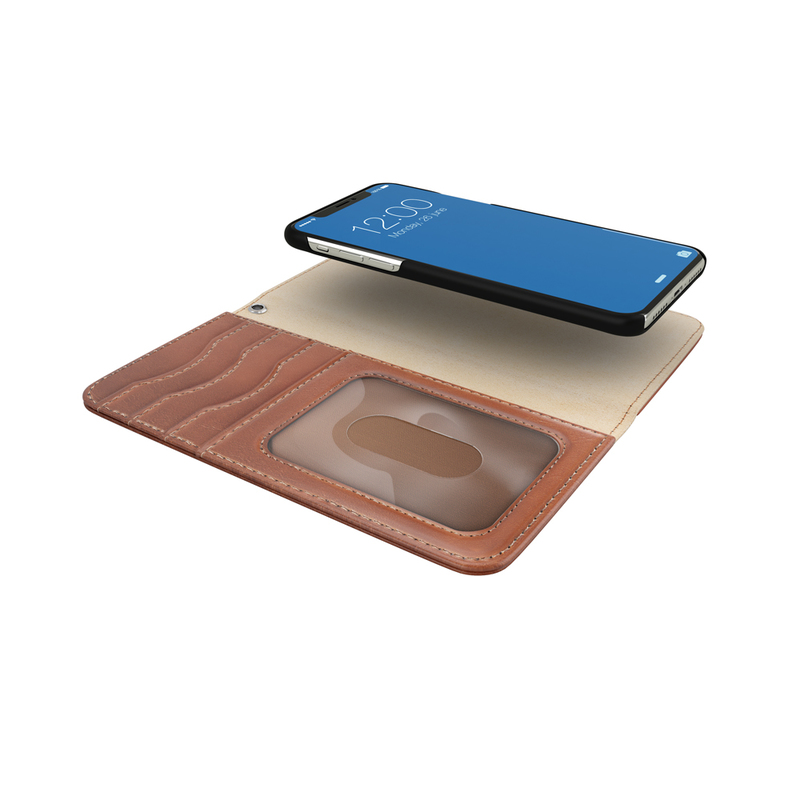 iDeal Magnet Wallet+ plånboksfodral brun, iPhone X/XS
