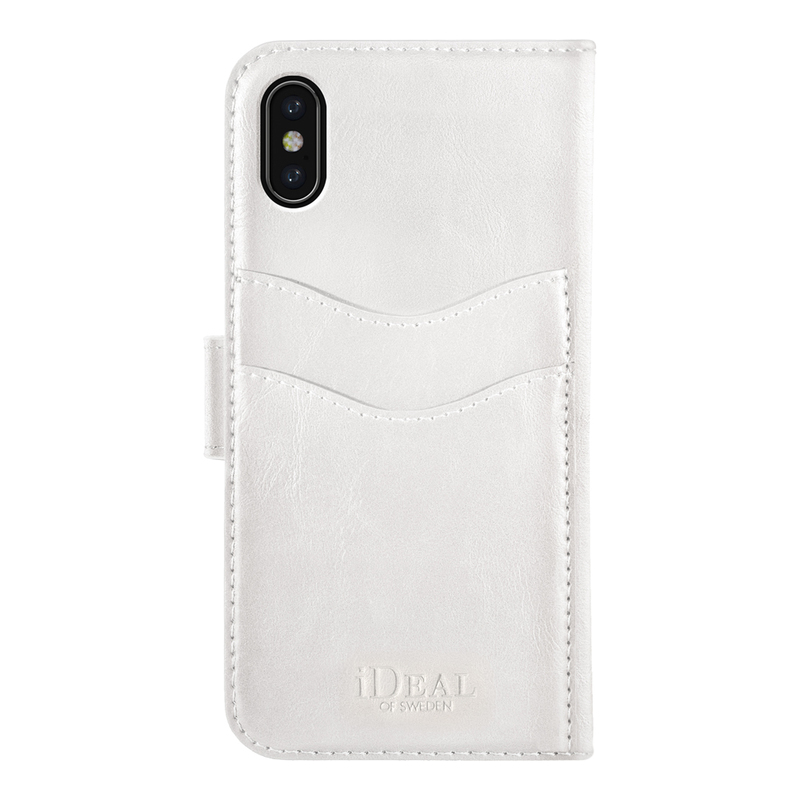 iDeal Magnet Wallet+ plånboksfodral vit, iPhone X