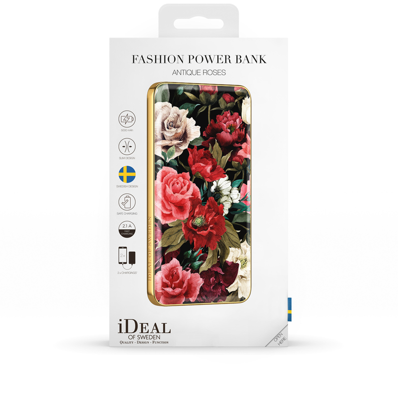 iDeal Fashion Power Bank, Antique Roses