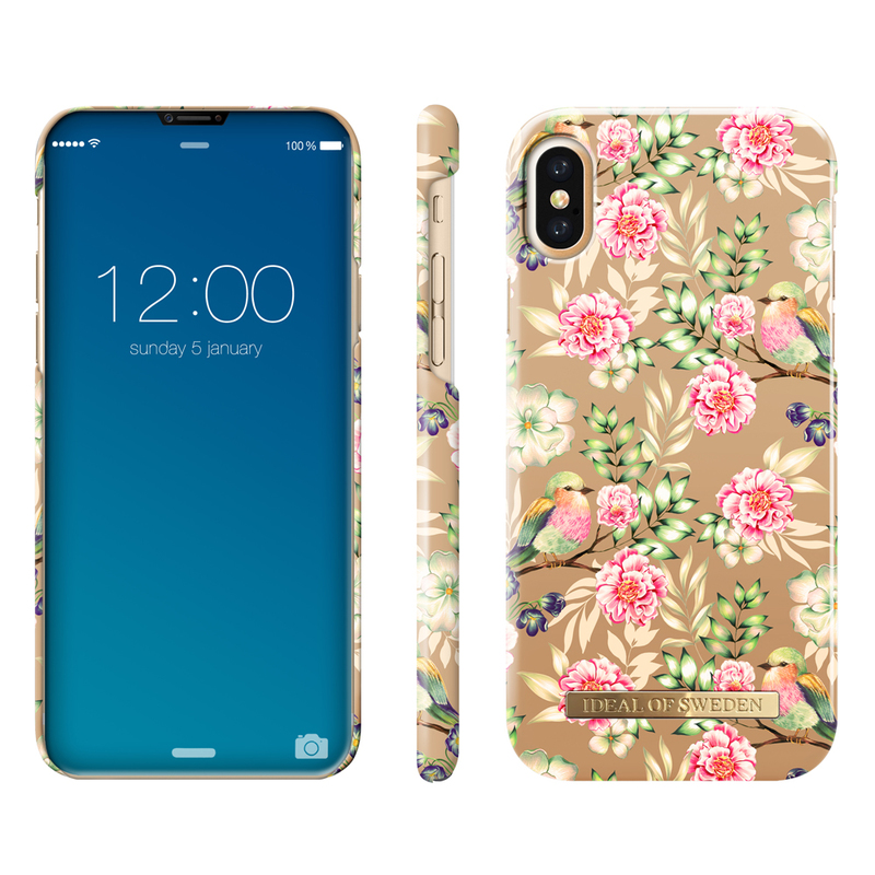 iDeal Fashion Case magnetskal iPhone X, Champagne Birds