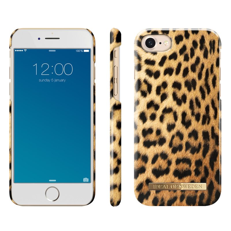 iDeal Fashion Case magnetskal iPhone 8/7/6, Wild Leopard, demoex