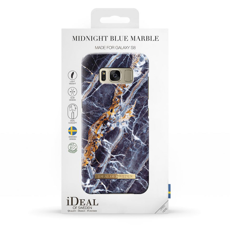 iDeal Fashion Case magnetskal Galaxy S8, Midnight Blue Marble