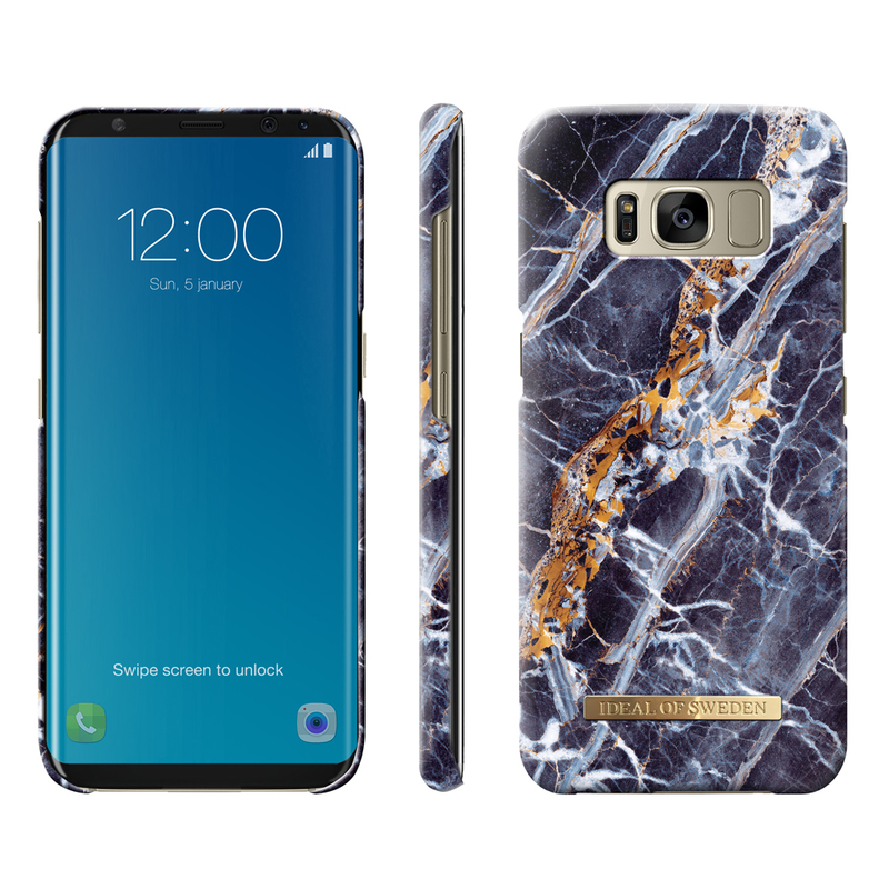 iDeal Fashion Case magnetskal Galaxy S8, Midnight Blue Marble