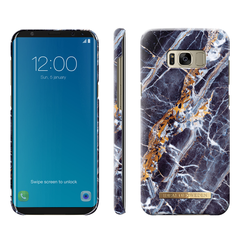 iDeal Fashion Case skal Galaxy S8 Plus, Midnight Blue Marble