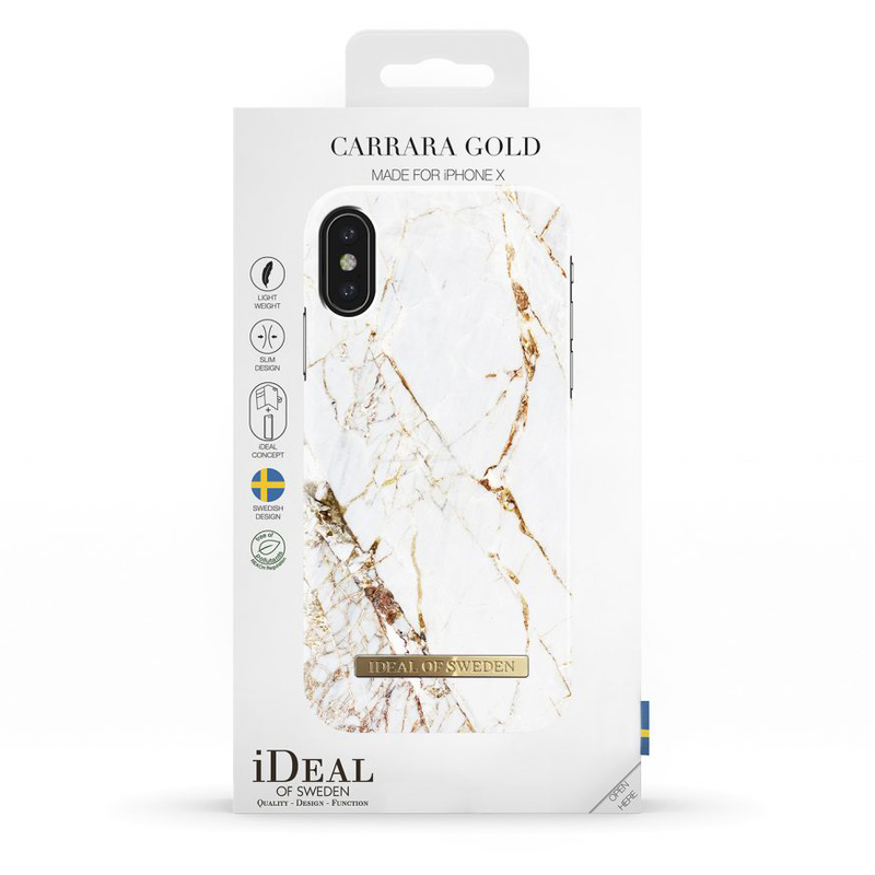 iDeal Fashion Case magnetskal iPhone X/XS, Carrara Gold