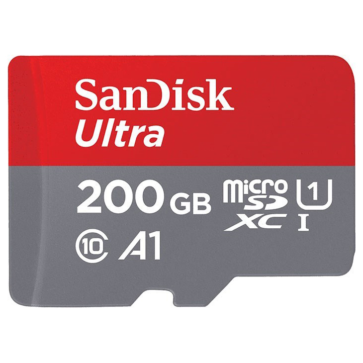 SanDisk Ultra MicroSDXC 100MB/s A1 Class 10, 200GB