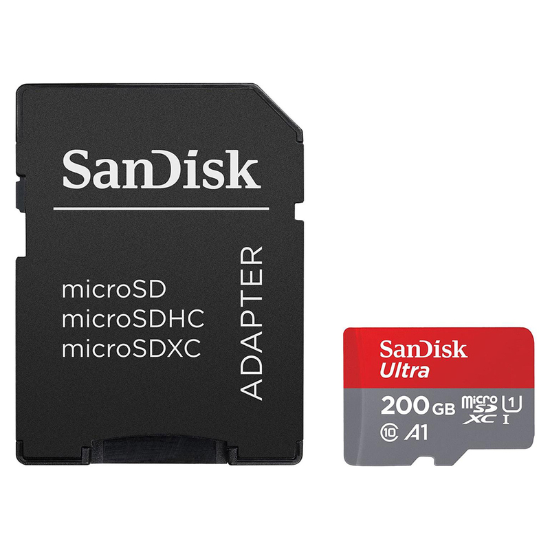 SanDisk Ultra MicroSDXC 100MB/s A1 Class 10, 200GB