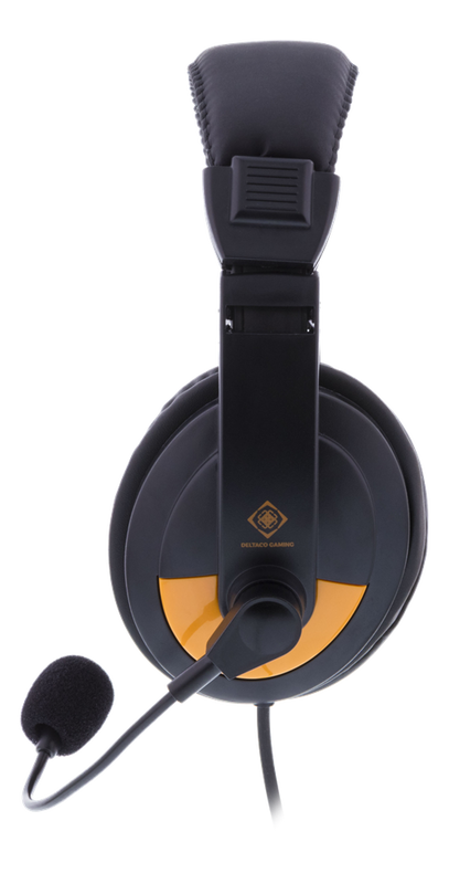 Deltaco GAMING Stereo Gaming Headset, 20Hz-20kHz, svart