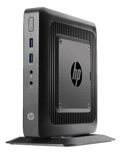 HP t520 flexibel klient, 8 GB SSD, 4 GB RAM, 2x DisplayPort 1.2