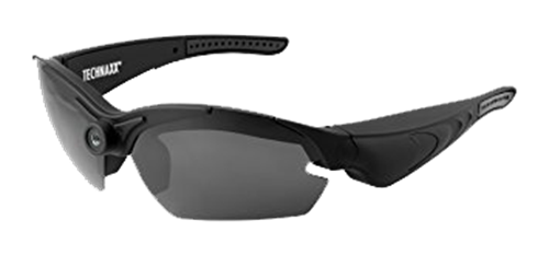 Technaxx Video-Sportsolglassögon, Full HD, UV400, CMOS, svart