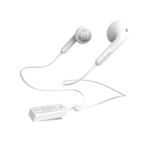 DeFunc +Talk hörlurar, in-ear, Bluetooth, vit