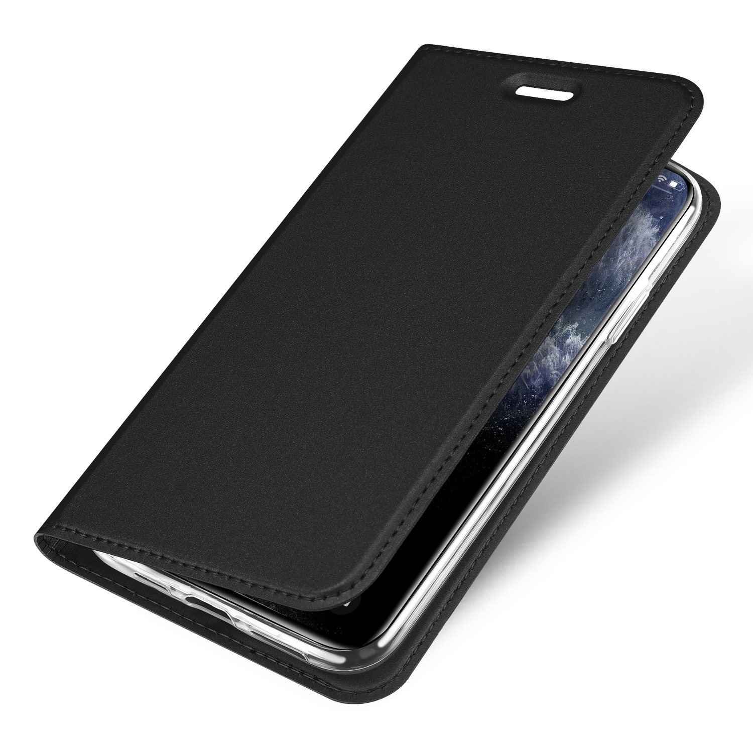 DUX DUCIS Skin Pro Series Flip Wallet, iPhone 11 Pro Max, black