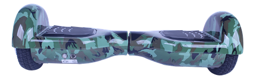 Chic hoverboard, 6,5", 2x 300W motorer, 12 kmh, armé grön