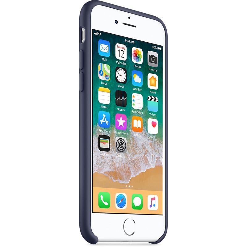 Apple MQGM2ZM/A silikonskal till iPhone 8/7, midnattsblå