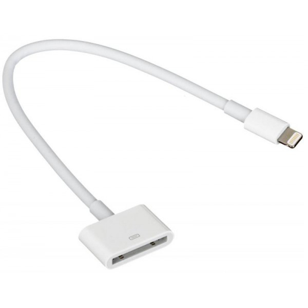 Lightning till 30-pin adapter, 0.2m, MD824ZM, MFi-certifierad