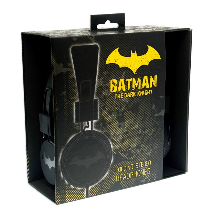 BATMAN The Dark Knight hörlur on-ear, svart