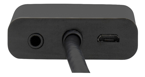 DELTACO HDMI till VGA-adapter + 3,5mm 0.2m