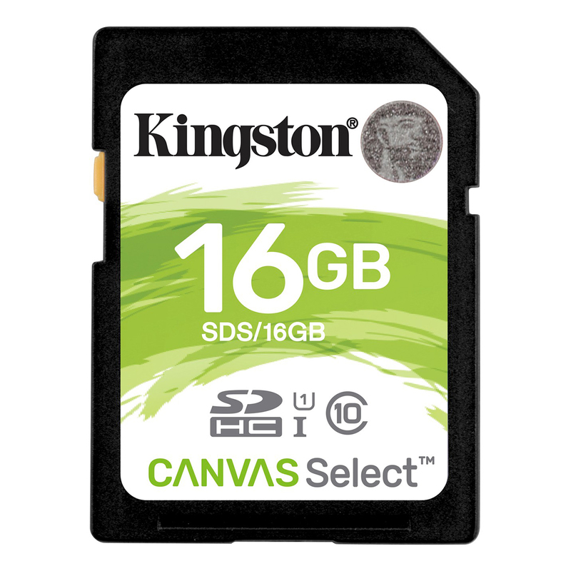 Kingston SDHC Canvas Select 80R CL10 UHS-I, 16GB