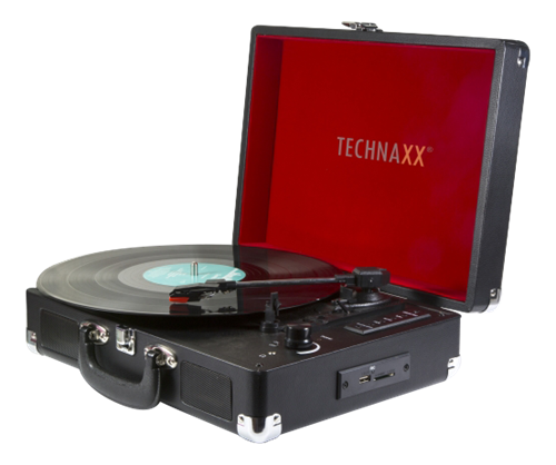 Technaxx Nostalgia Bluetooth record converter TX-101, svart