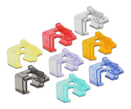 DeLOCK Reparerings clips för RJ45-kontakter, 16-pack