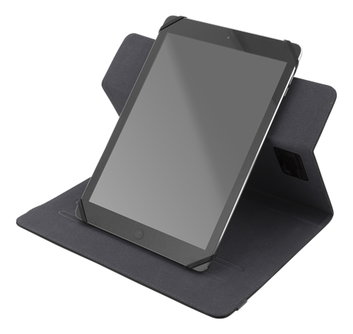 Deltaco Universal tablet fodral, 9/10,1", 360 grader, svart