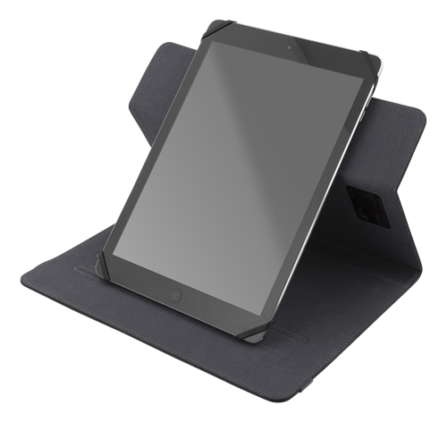 DELTACO Universal tablet fodral, 7/8", 360 graders, svart