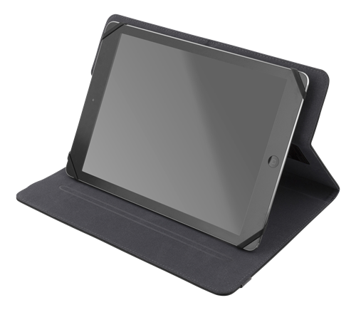 DELTACO Universal tablet fodral, 7/8", 360 graders, svart