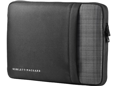 HP UltraBook Fodral, 12,5", soft-line, ficka med blixtlås, svart